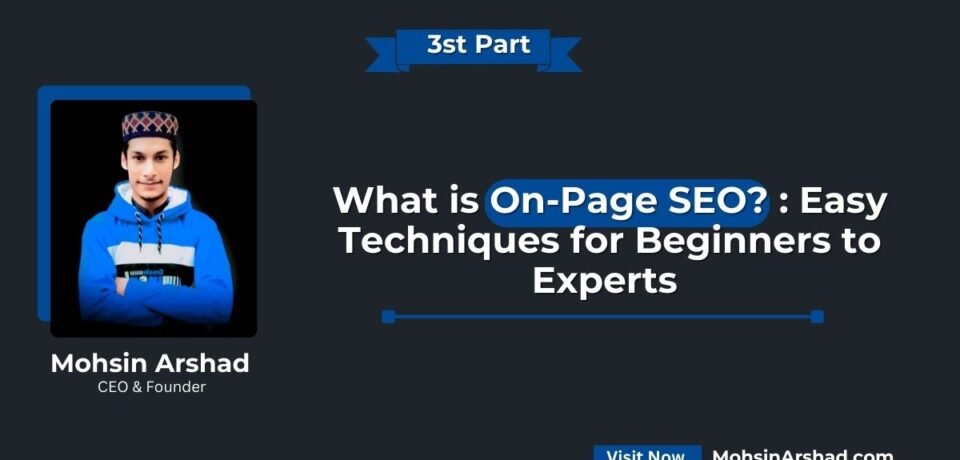 What is On-Page SEO