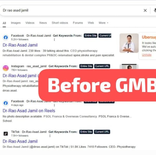 dr rao asad gmb before