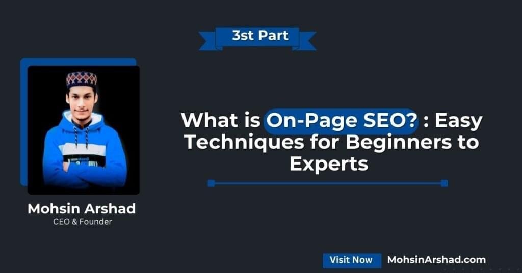 What is On-Page SEO
